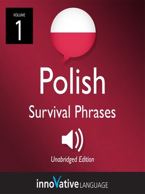 cover image of Learn Polish: Polish Survival Phrases, Volume 1